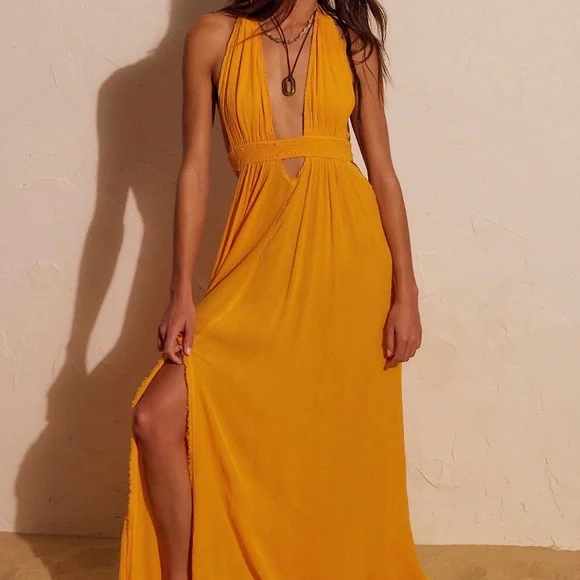 kadence ruffle trim maxi dress Women's Ruffle Cocktail Bridesmaid Garden Party Maxi Dress – Kaylas  Collectives